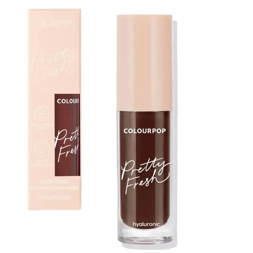 NEW ColourPop Pretty Fresh CONCEALER 220C Deep Dark 0.30 oz Applicator Wand Box